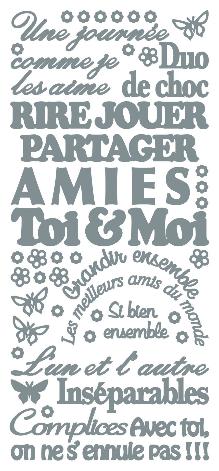Peel Off Stickers - Toi & Moi-2