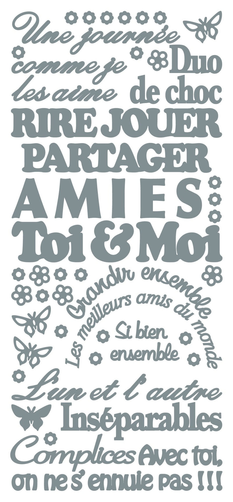 Peel Off Stickers - Toi & Moi-2