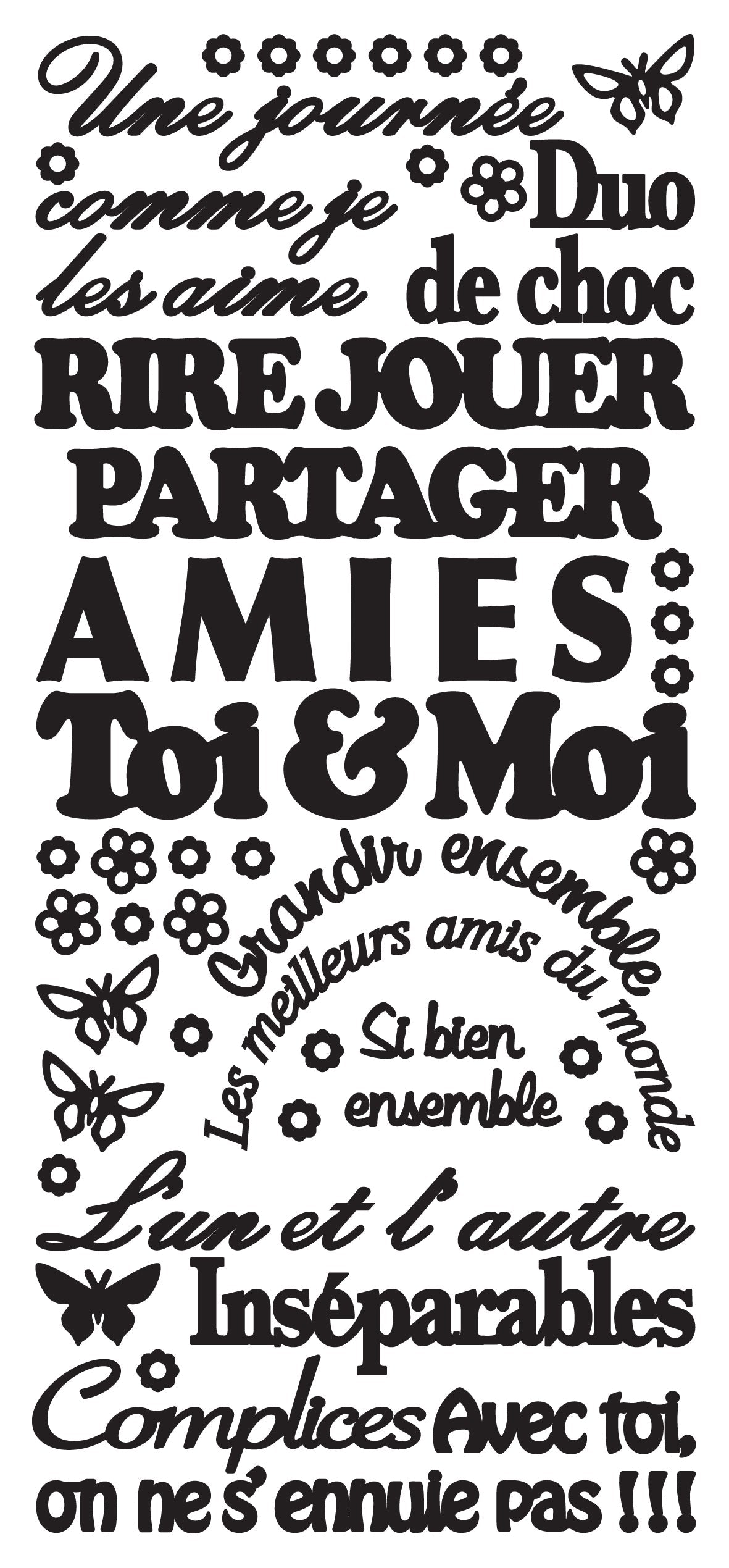 Peel Off Stickers - Toi & Moi-3