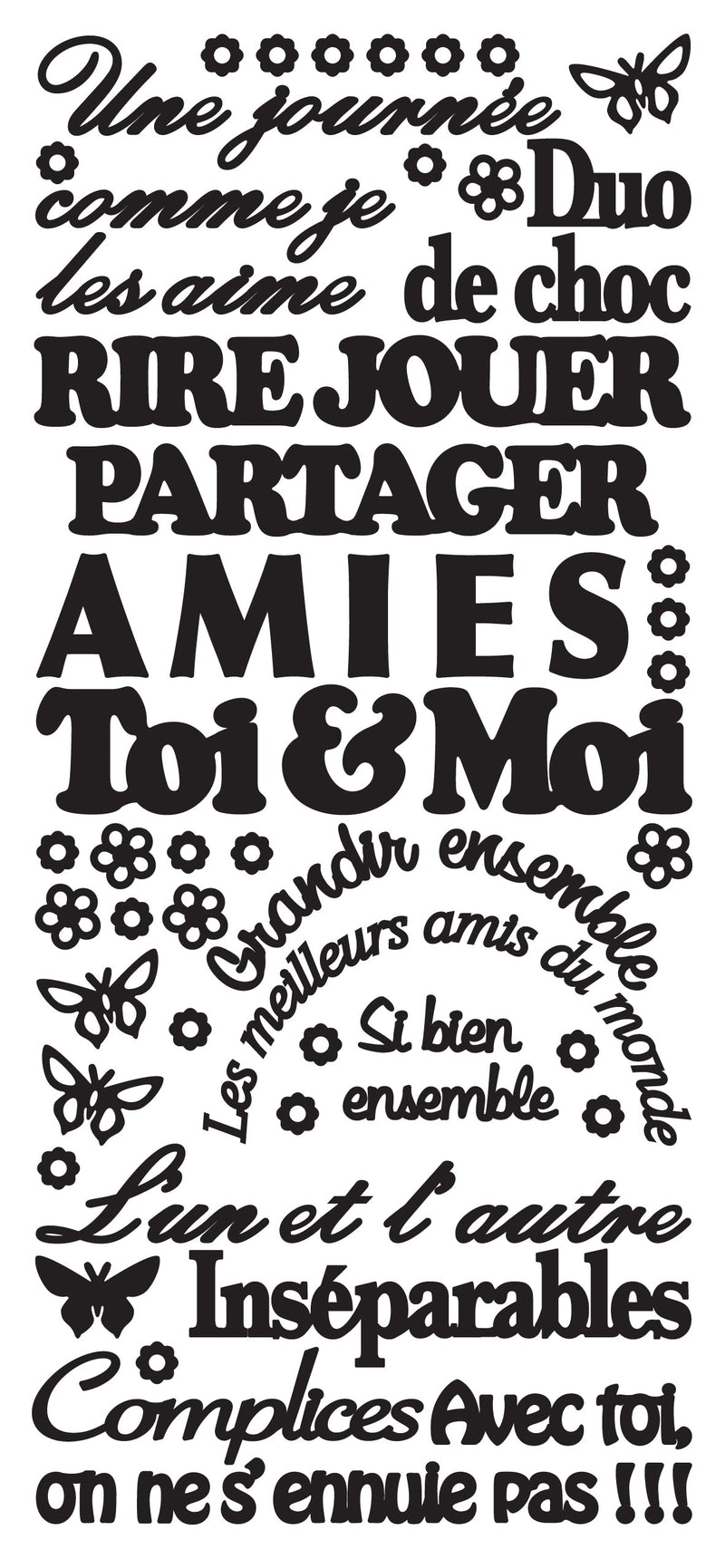Peel Off Stickers - Toi & Moi-3