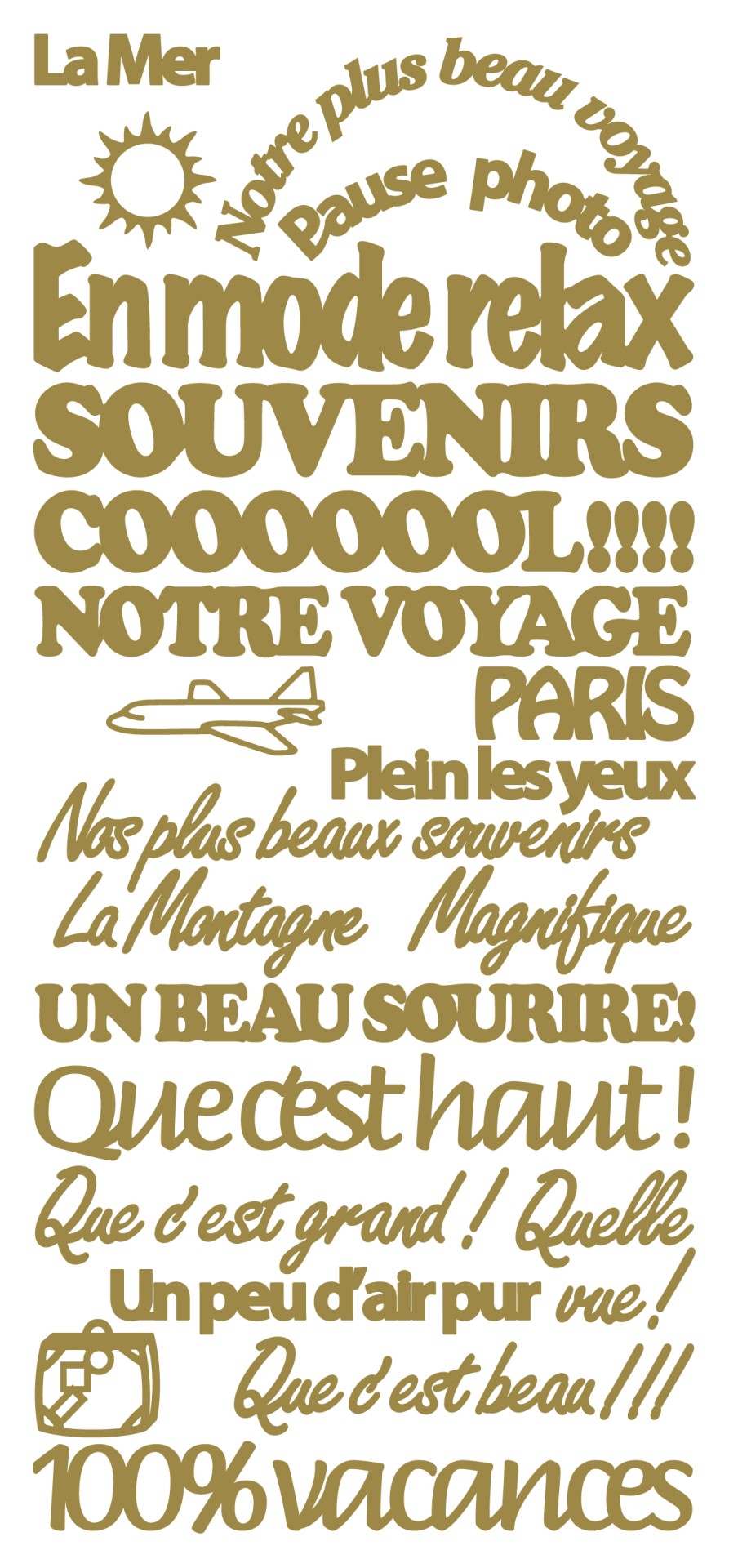 Autocollants à décoller - Souvenirs-1