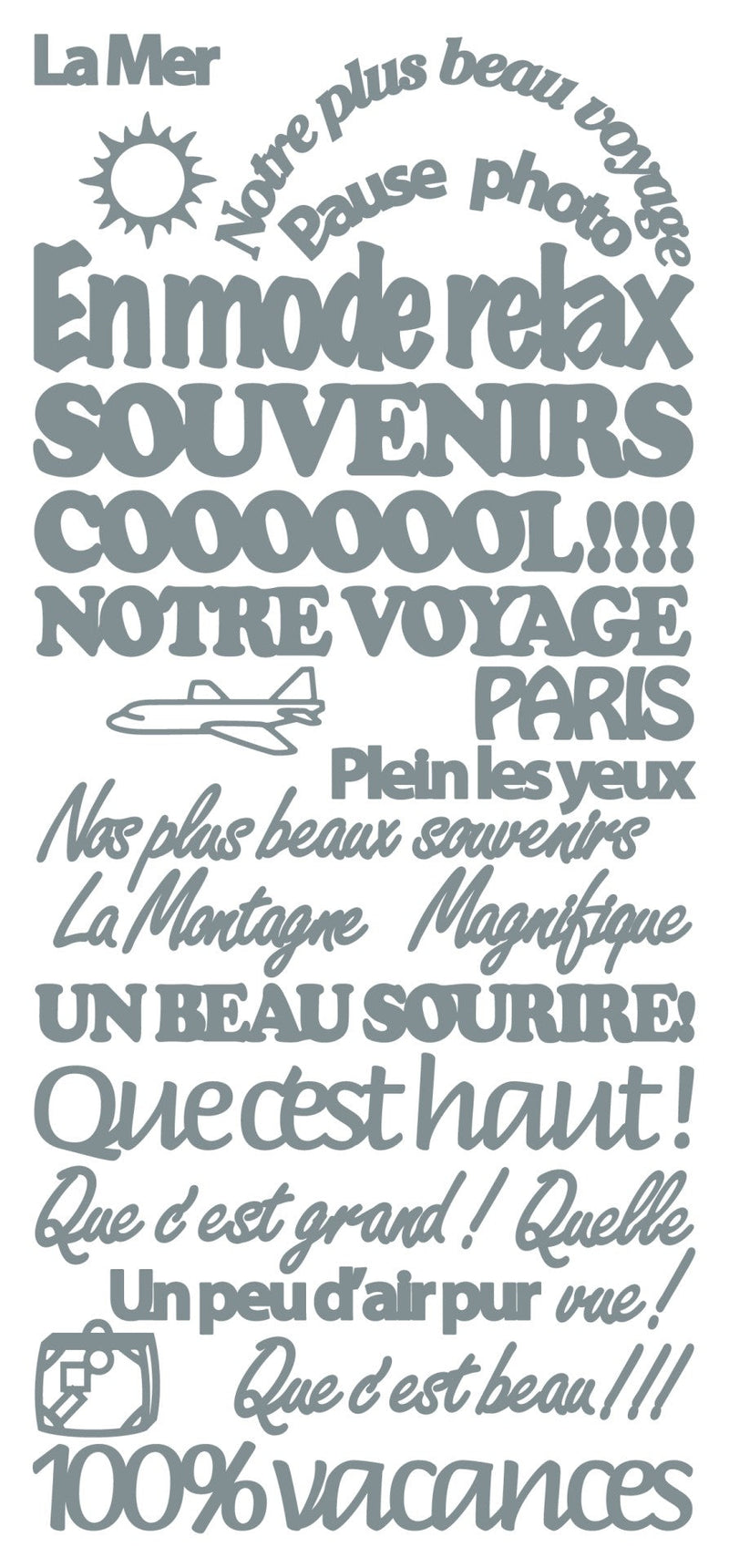Autocollants à décoller - Souvenirs-2