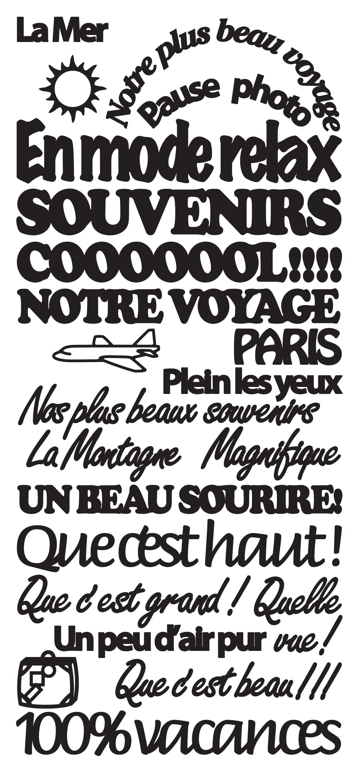 Autocollants à décoller - Souvenirs-3