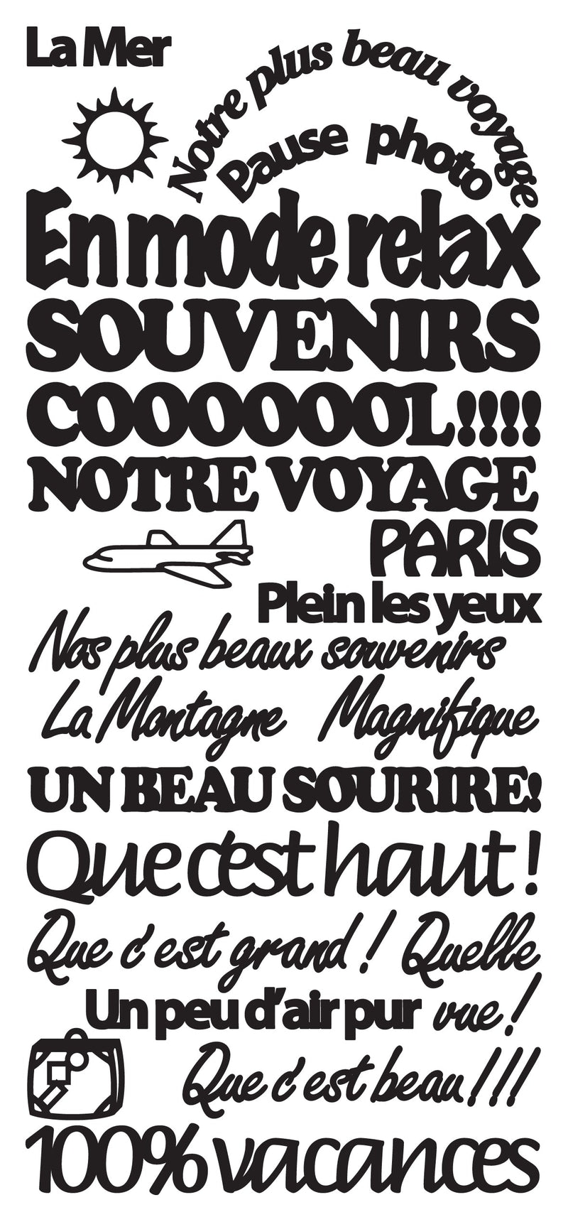 Autocollants à décoller - Souvenirs-3