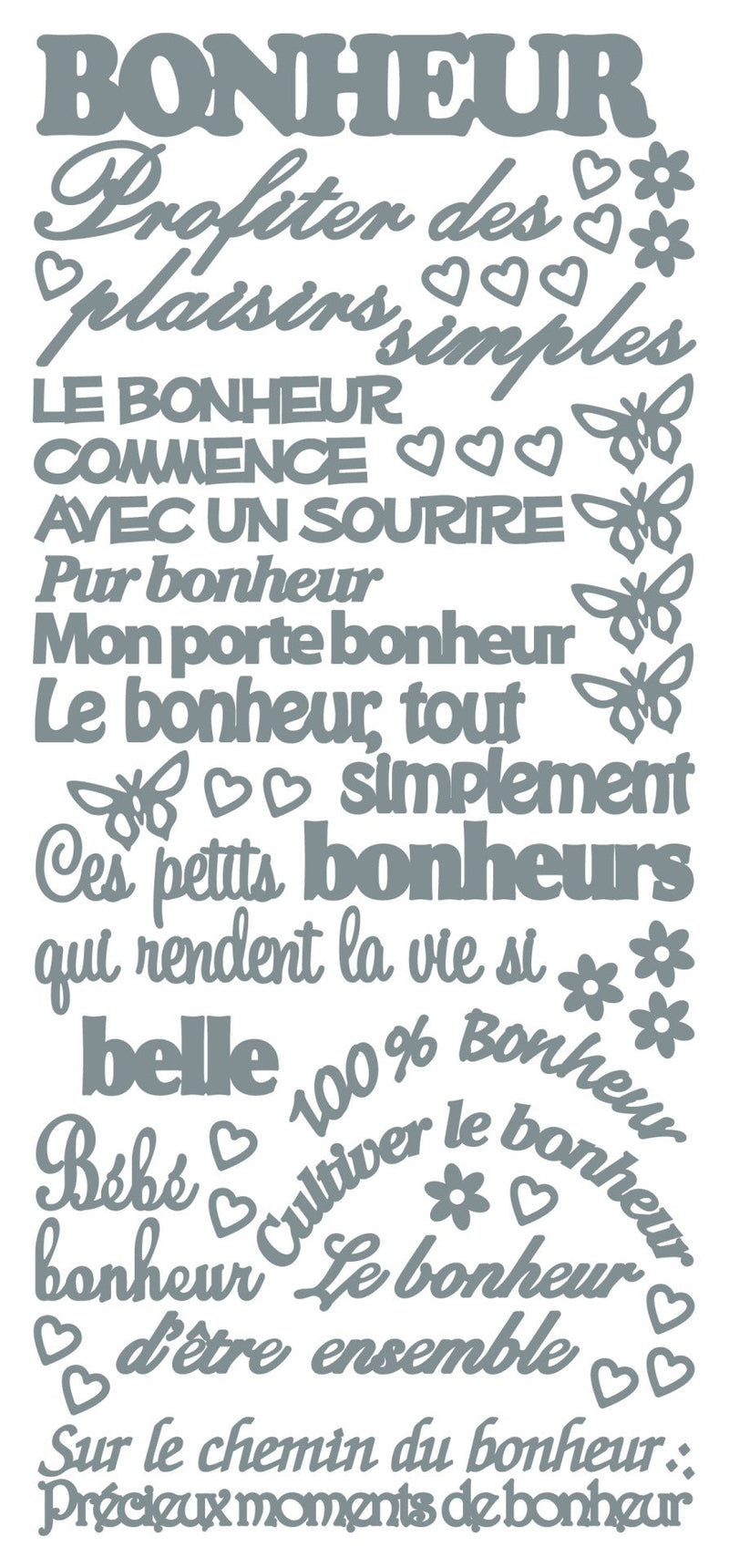 Peel Off Stickers - Bonheur-2