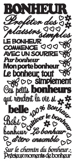 Peel Off Stickers - Bonheur-3