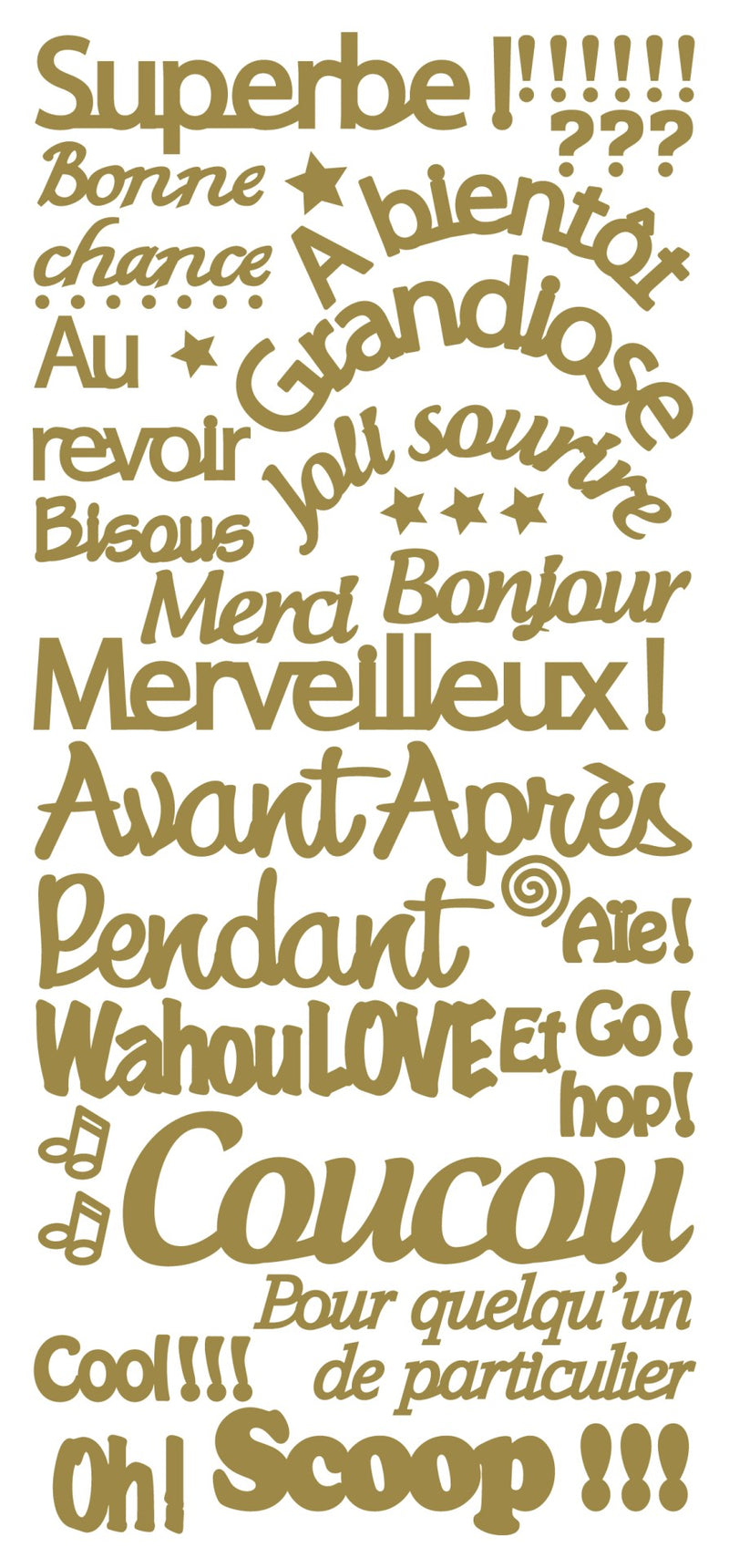Peel Off Stickers - Coucou-1