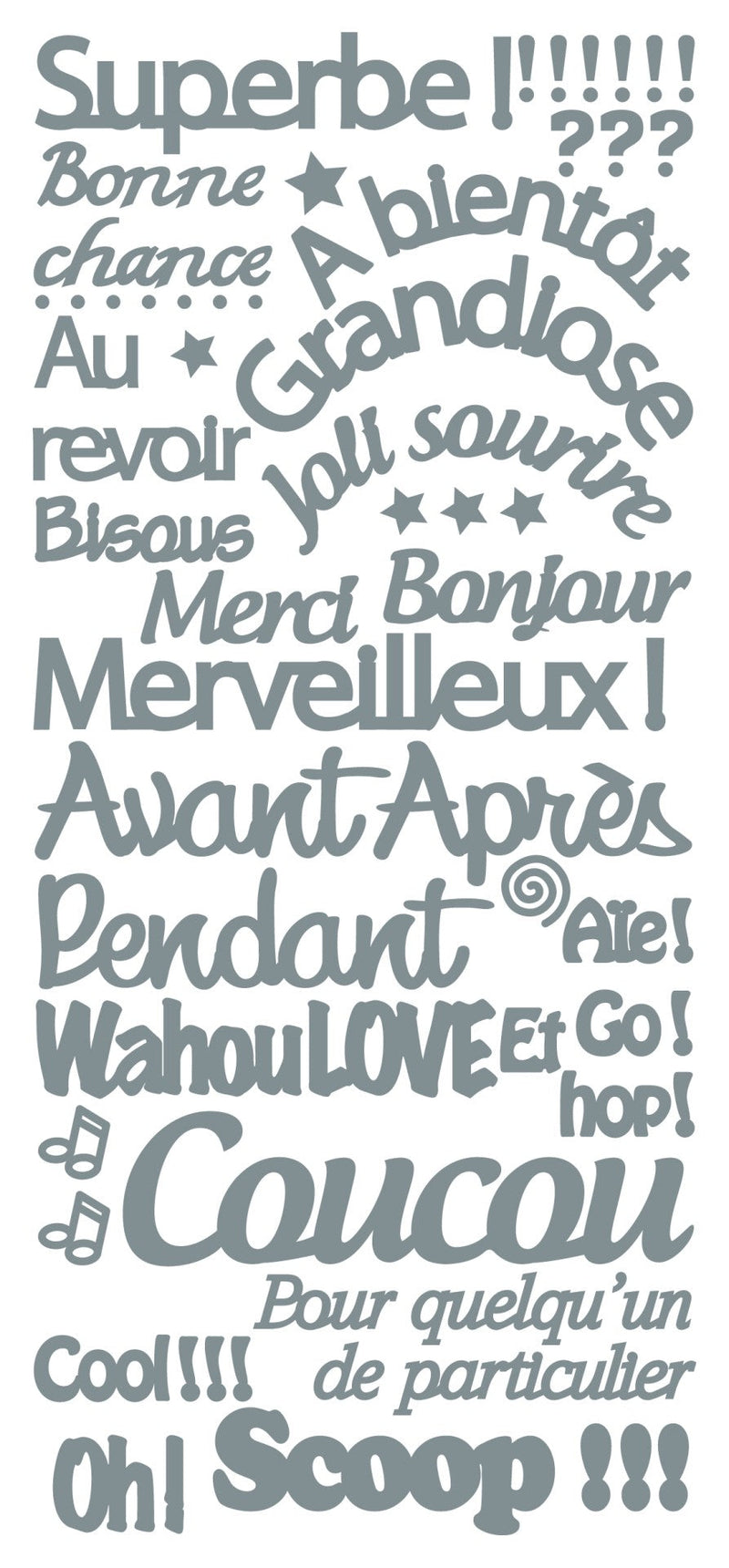 Peel Off Stickers - Coucou-2