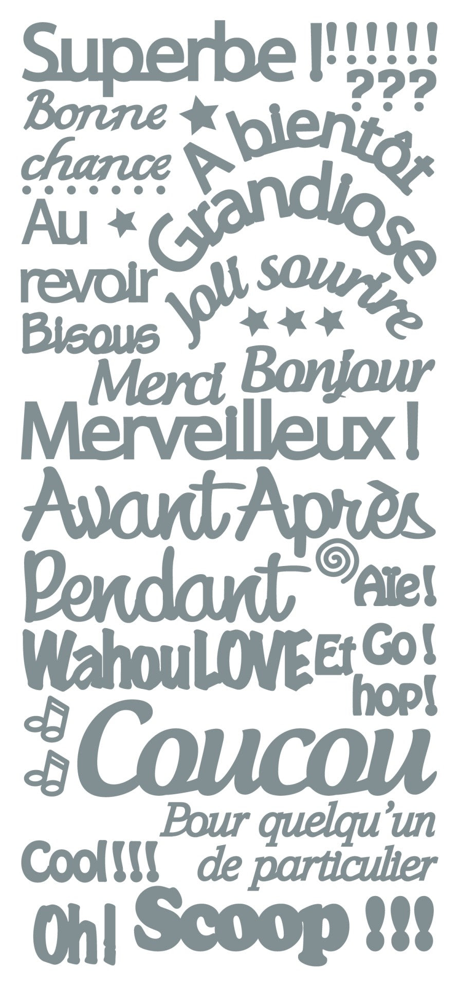 Peel Off Stickers - Coucou-2