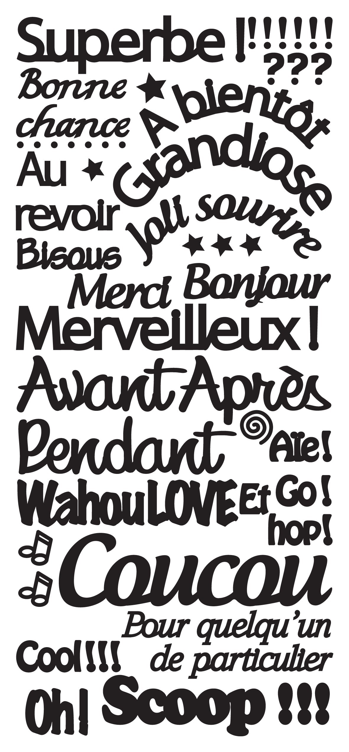 Peel Off Stickers - Coucou-3