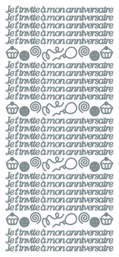 Autocollants à décoller - Je t'invite-2