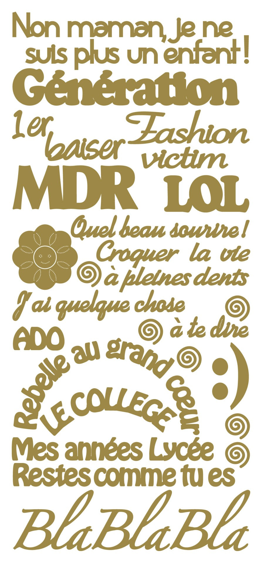 Peel Off Stickers - Génération-1