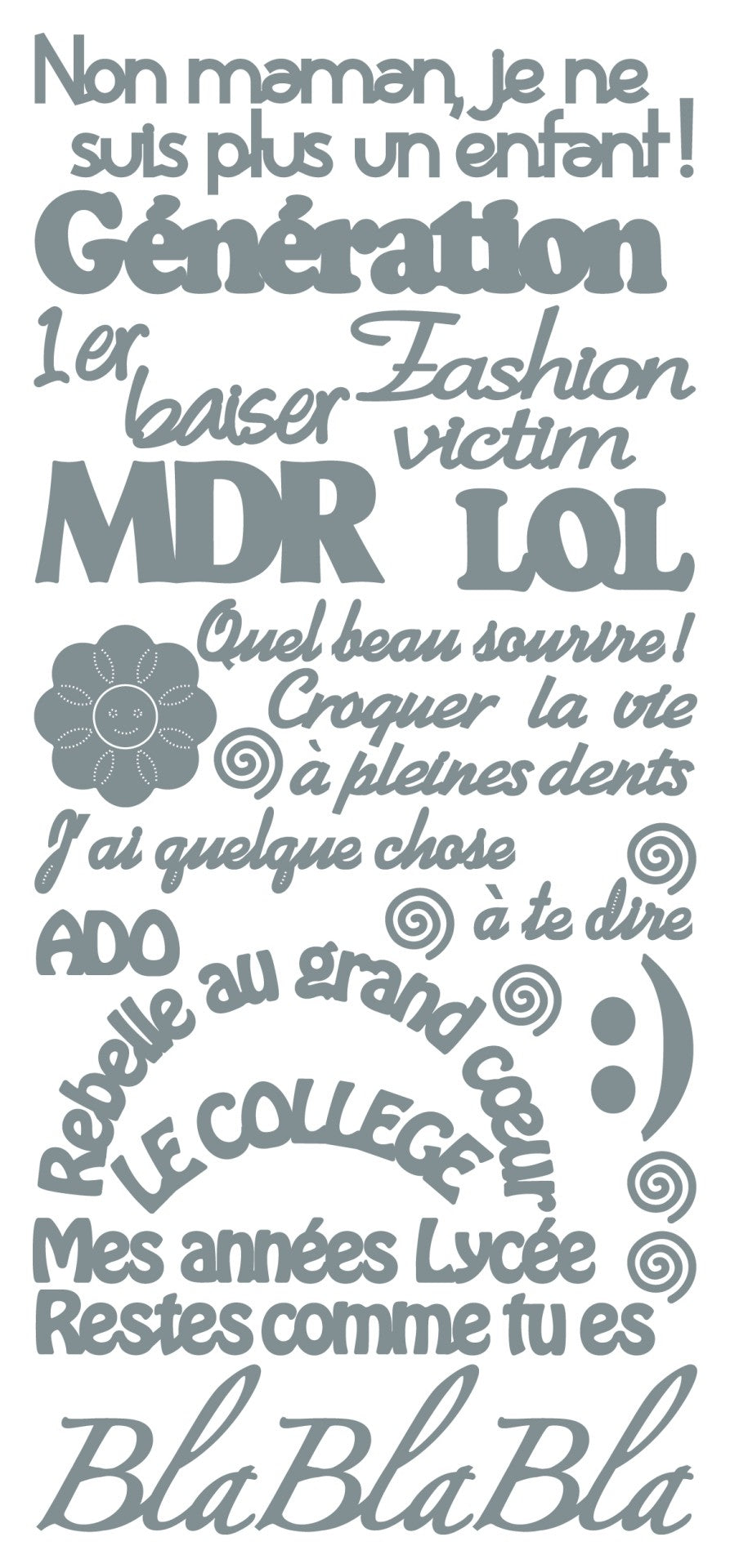 Peel Off Stickers - Génération-2