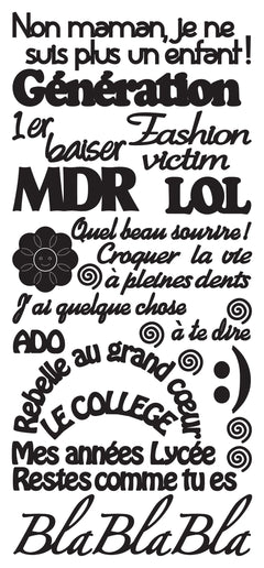 Peel Off Stickers - Génération-3