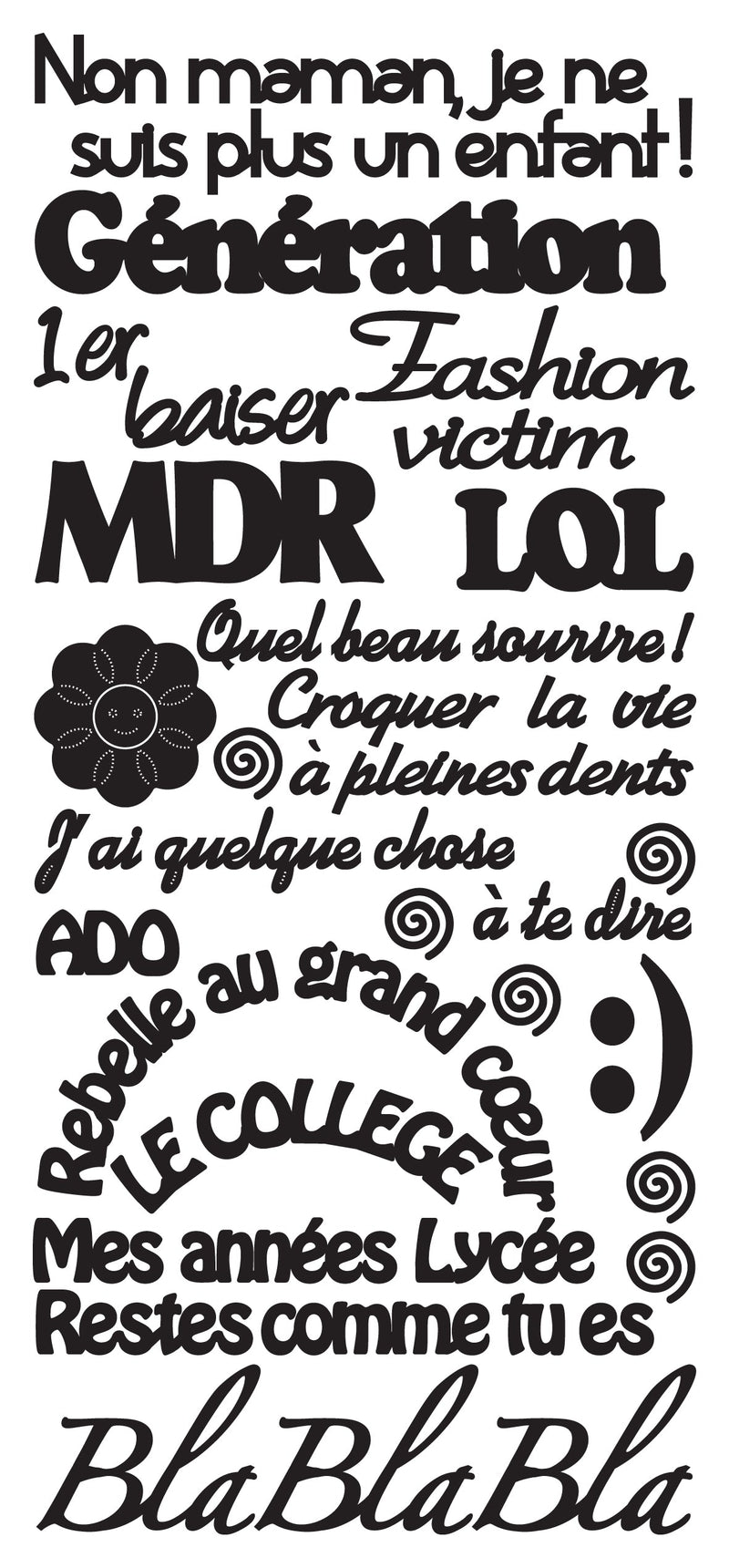 Peel Off Stickers - Génération-3