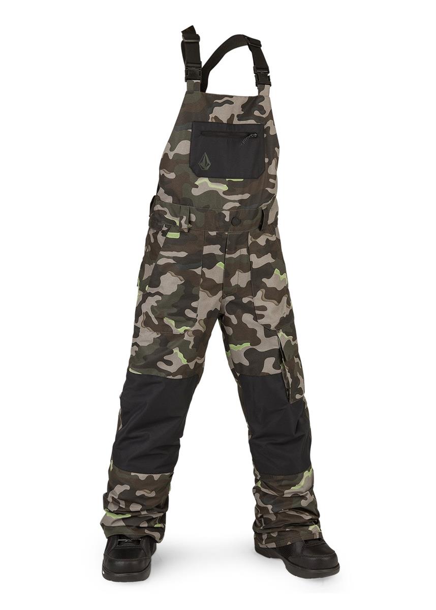 Volcom 'Barkley' BIB Overall - Army (KIDS)-1
