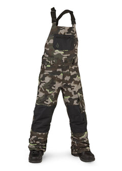 Volcom 'Barkley' BIB Overall - Army (KIDS)-1
