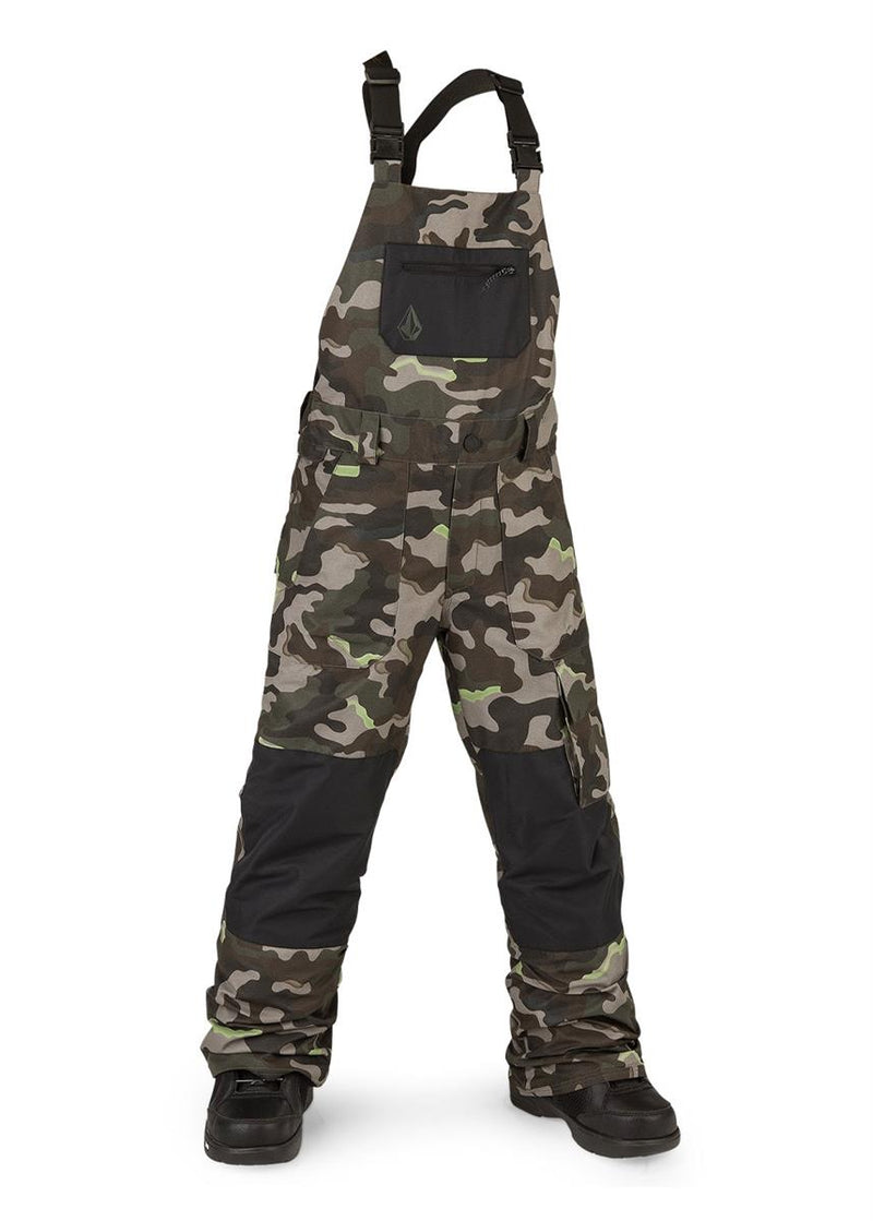 Volcom 'Barkley' BIB Overall - Army (KIDS)-1