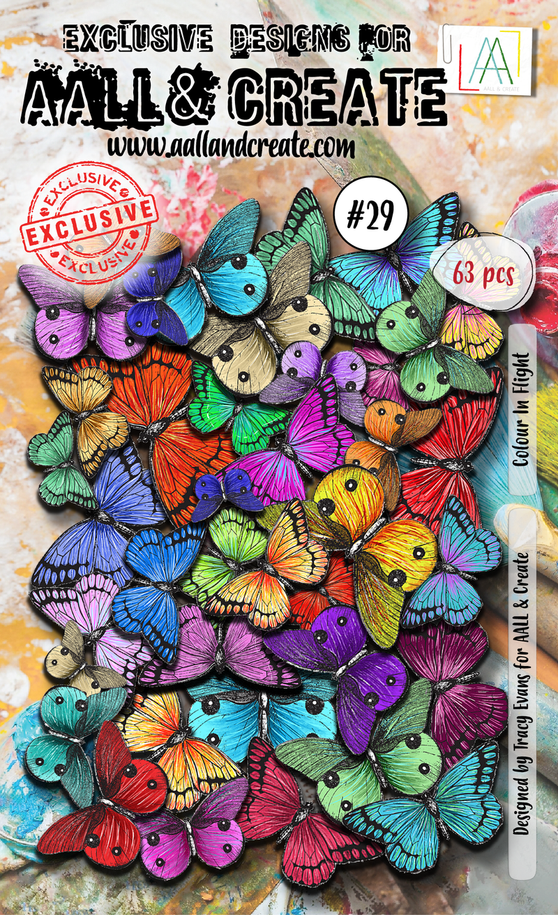 AALL and Create  Ephemera Die-Cuts - 29 - Colour In Flight-1