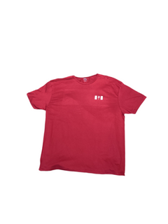 Red Dragon 'Mini Flag' Tee - Red-1