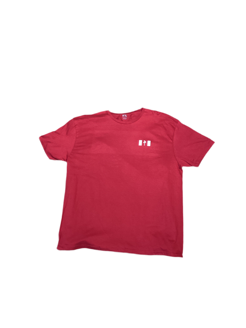 Red Dragon 'Mini Flag' Tee - Red-1