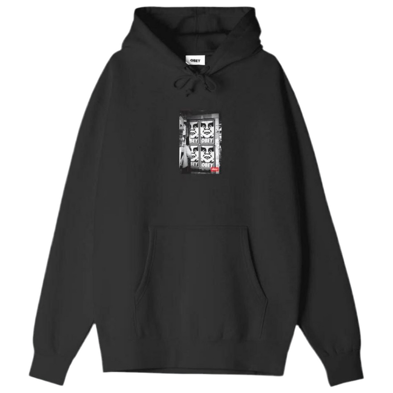Obey 'Icon Photo' Hoodie - Black-1