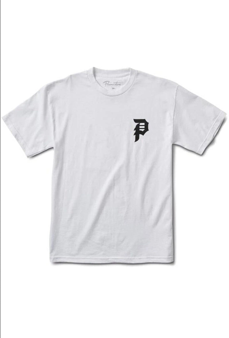 Primitive 'Dirty P Logo' Tee - White-1