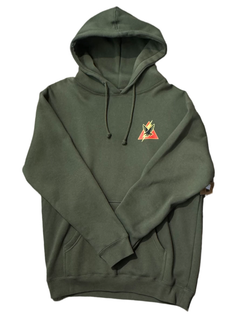 Dark Seas 'Eagle Division' Hoodie - Army Green-1