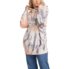 Volcom 'Zipn N Tripn' Hoodie - Tie-Dye Multi (Women’s)-1