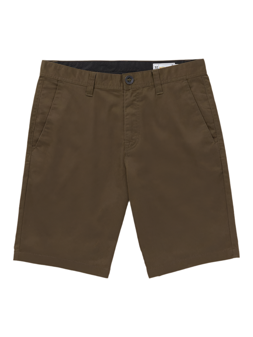 Volcom 'Frickin' Chino Shorts - Dark Earth-1