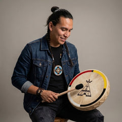 Rising Sun Lodge 12” Hand drum-3