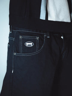 Jacker 'Classic Daily' Denim Pants - Black-6