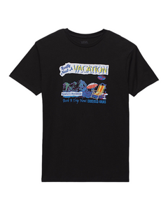 Vans 'Need A Vacation' Tee - Black-1