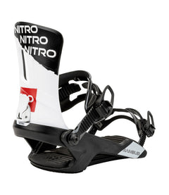 Nitro 'Rambler' Snowboard Bindings - White-1