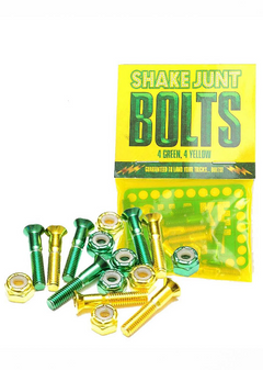 Shake Junt Allen Key Bolts - Green/Yellow-1
