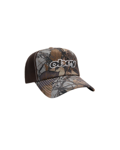 Obey 'Form' Trucker Cap - Fence Camo Multi-1