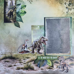 3Quarter Designs Dino Park - 12x12 Design Paper & Diecuts Set Mini Collection-6
