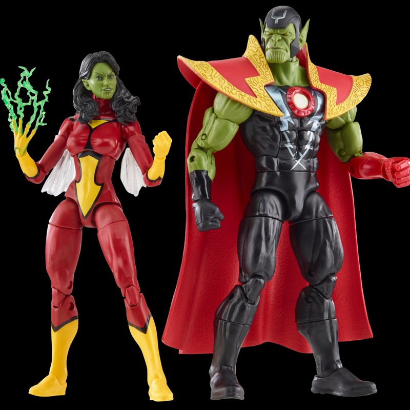 Marvel Legends - Skrull Queen and Super-Skrull-1