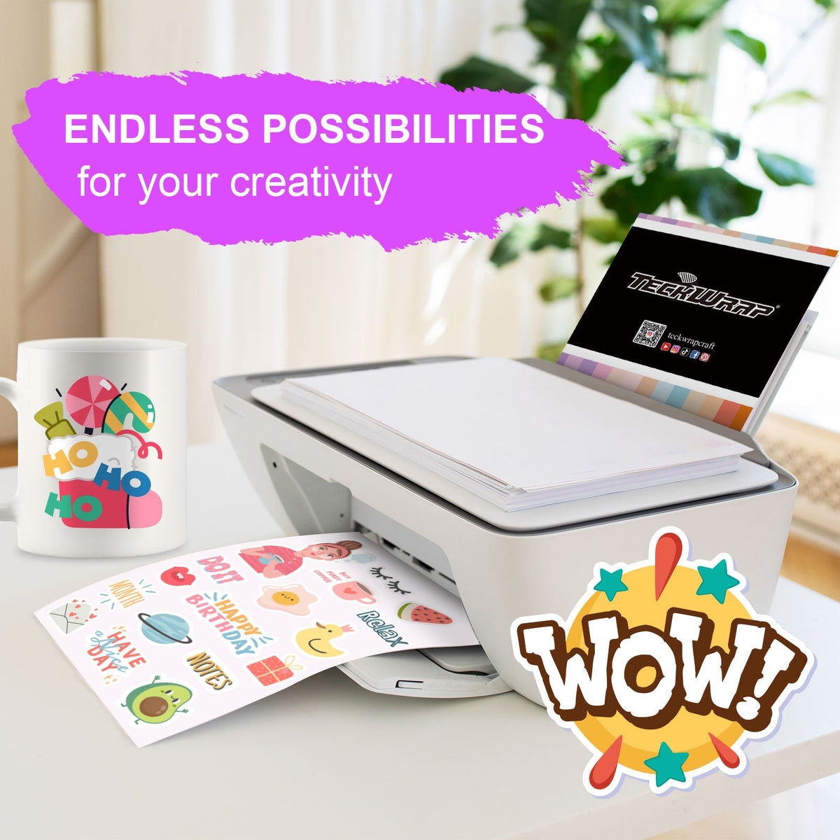 TeckWrap Inkjet Printable Sticker Vinyl - Matte or Gloss (15 PCS)-5