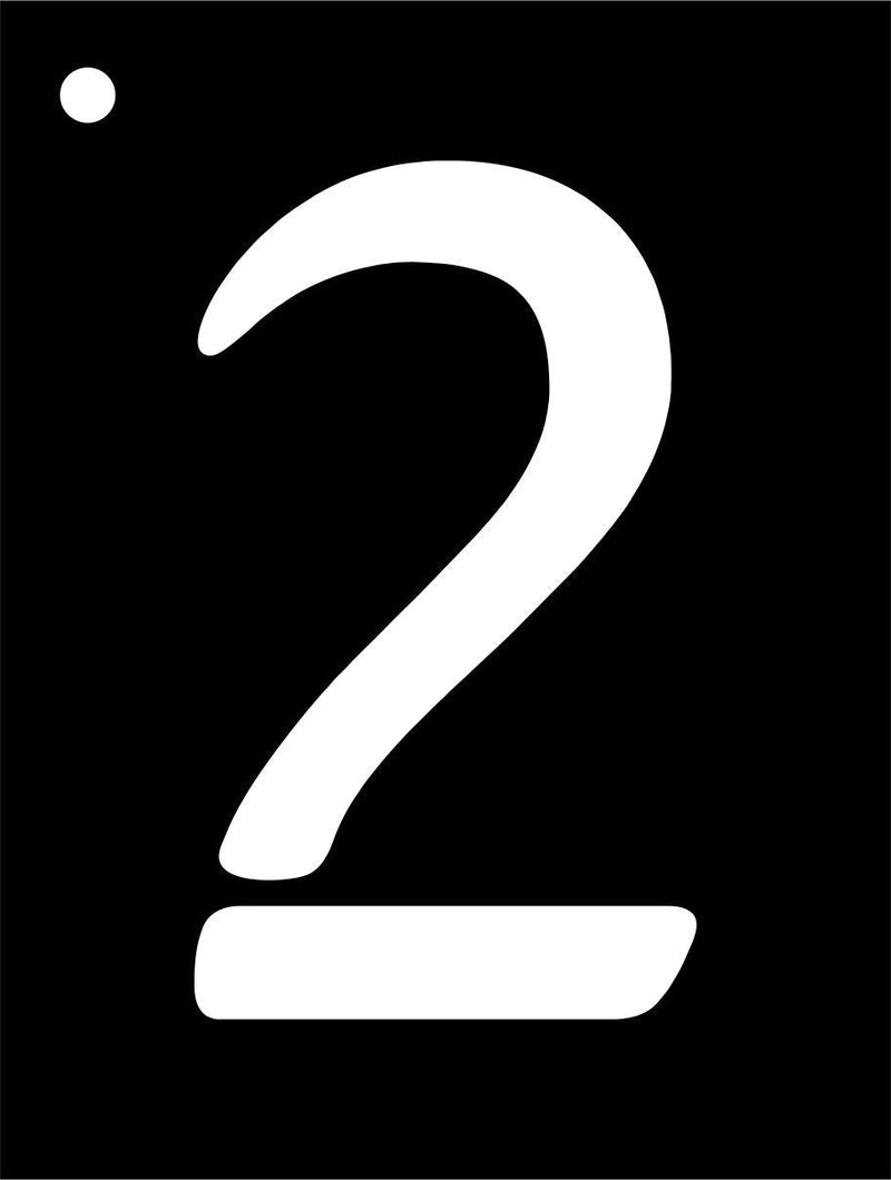 Mini Stencil Numbers-13
