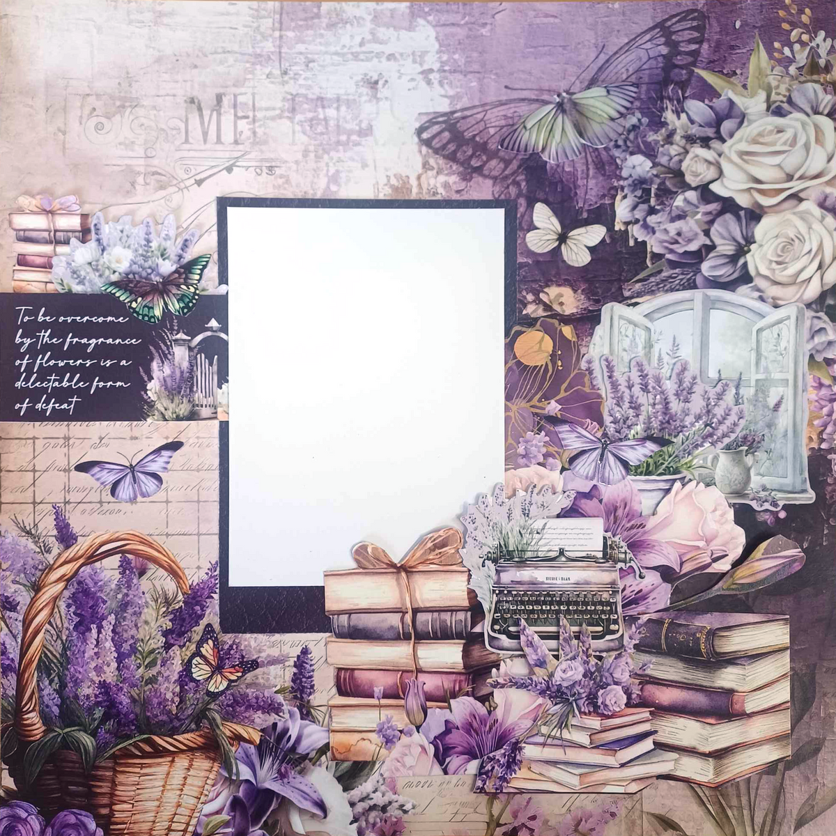 3Quarter Designs Lilac Euphoria 12x12 Design Paper & Diecuts Set-9