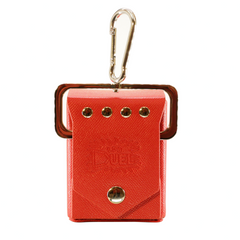 Red Mach 2 Deck Box - Hard Shell - Textured Vegan Leather-6