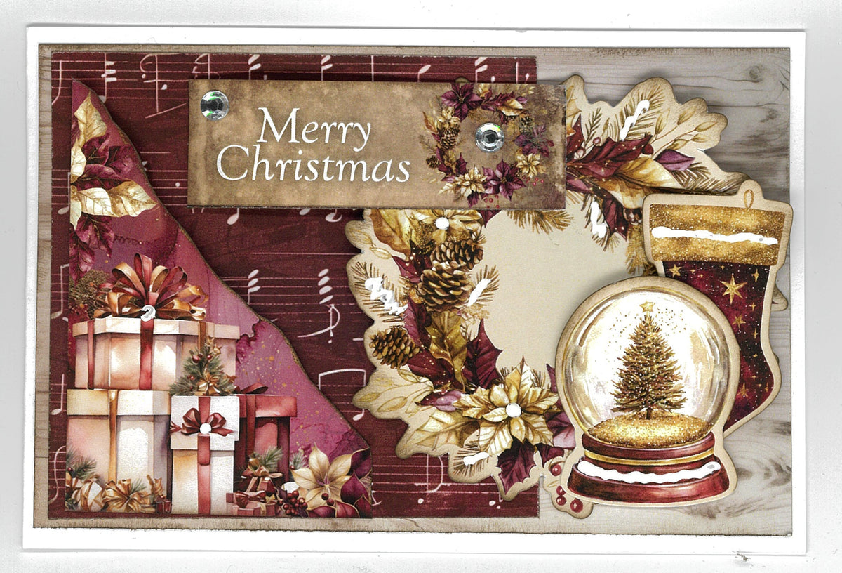 3Quarter Designs Sugarplum Wreath  6x4 Card Pack-7