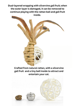 Woven Catnip Pineapple-3