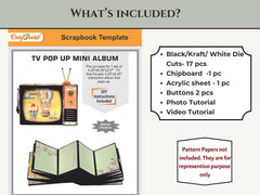 CrafTreat TV Pop Up Mini Album - Black-2