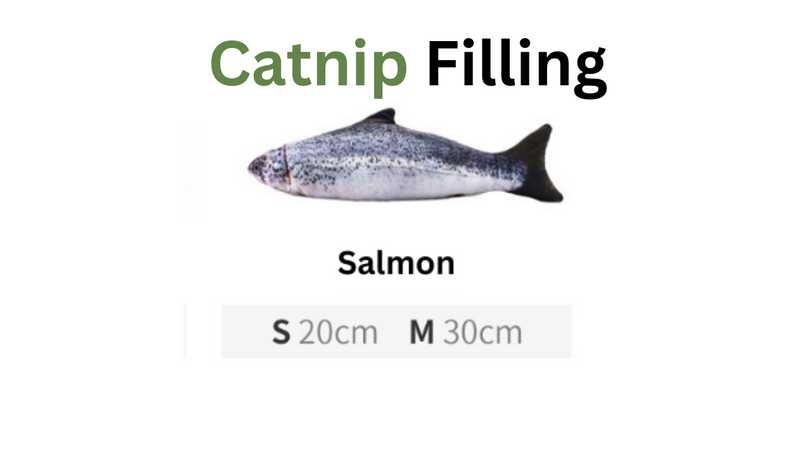 100% Silvervine/Catnip Filled Fish Cuddle Toy-12