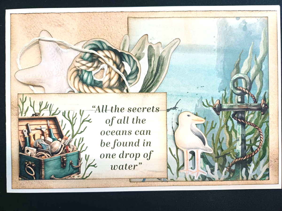 Paquete de tarjetas de 6x4 Maritime Tides de 3Quarter Designs-7