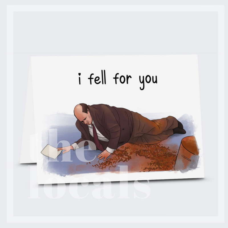 I Fell for You Greeting Card-1