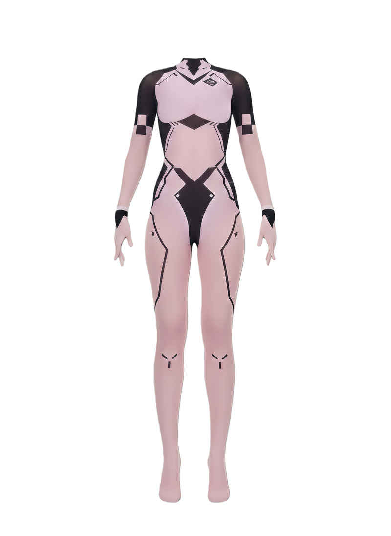 Cyber-Elegance 10D Ultra-Sheer Bodystocking | Anime-Inspired Sci-Fi Silhouette-2