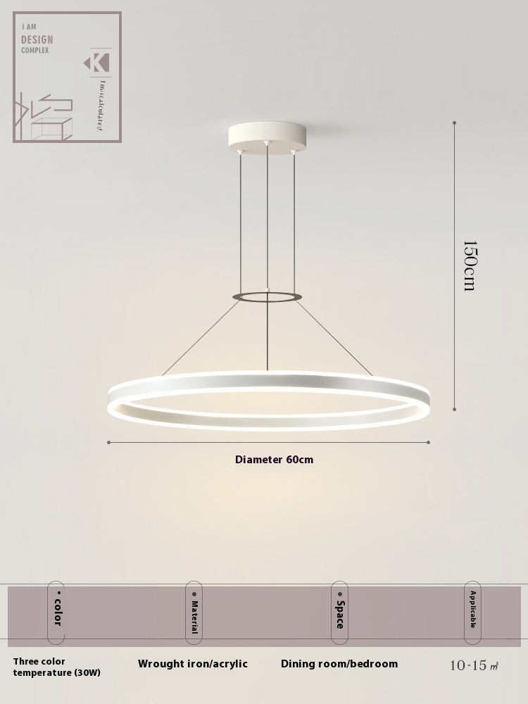 Creative Commercial Round Restaurant Chandelier-16